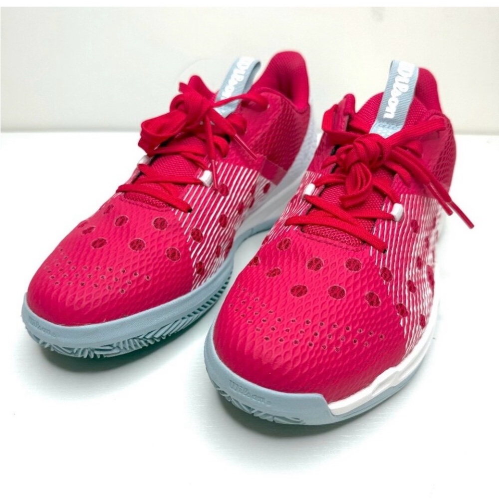 Wilson Hurakn Team Padel Shoes Womens US 10 Pink Tennis Pickleball WRS329740